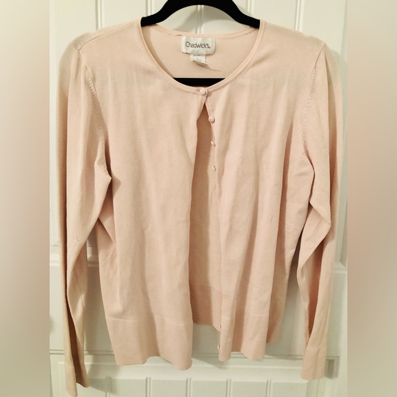 Rainbow of beautiful Cardigans! Set of 4: yellow, orange, bright pink, pale pink - Picture 11 of 13